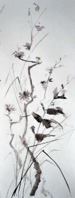 Pintura intitulada "Сhicorée" por Aachi Aavd, Obras de arte originais, Caligrafia chinesa