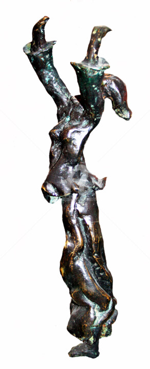 Sculpture titled "l'andalouse" by Aventuriero, Original Artwork, Bronze