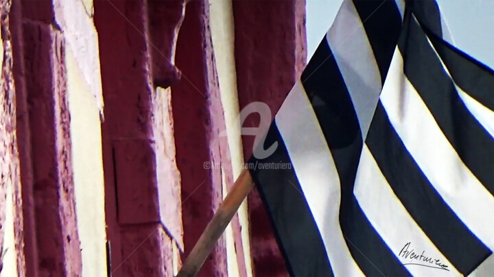 Photographie intitulée "drapeau  breton" par Aventuriero, Œuvre d'art originale, Photographie non manipulée