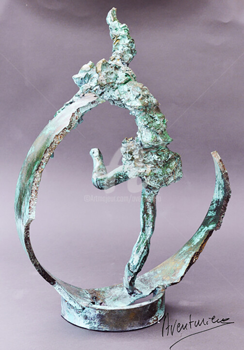 Sculpture intitulée "une ballerine" par Aventuriero, Œuvre d'art originale, Bronze