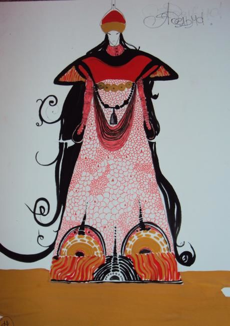 Эскиз спектакль К. Гоцци - Drawing ©2012 by Ходарева -