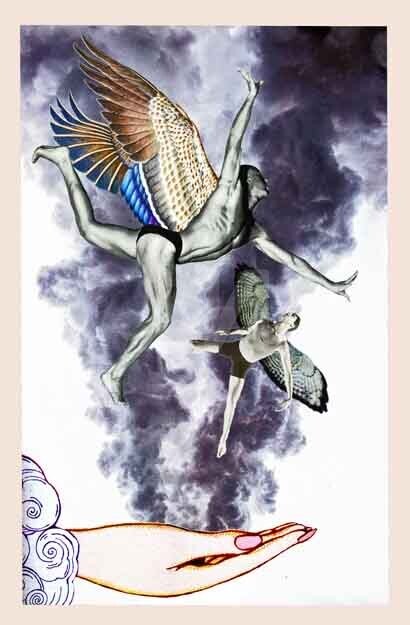 Collages titled "Under the Influence" by C Avery, Original Art,