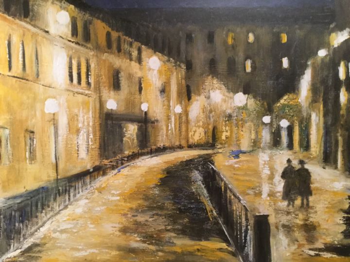 Painting titled "Élémentaire cher Wa…" by Anne Vignau, Original Artwork