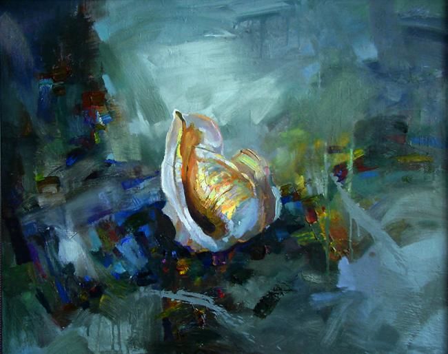Картина под названием "Раковина / Shell" - Александр Смирнов, Подлинное произведение искусства, Масло