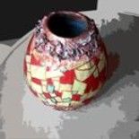 Sculpture intitulée "Summer bowl" par Awen Art Studio, Œuvre d'art originale