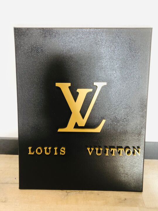 Скульптура под названием "Cadre Louis Vuitton" - Axel Rodriguez-Leriche, Подлинное произведение искусства, Смола
