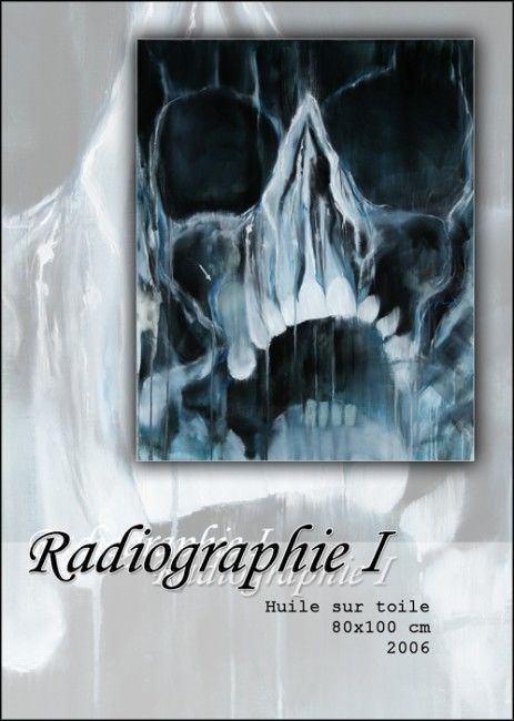 Peinture intitulée "radiographie1" par Axelle Henriet, Œuvre d'art originale