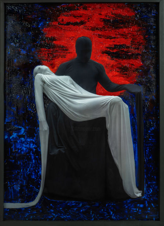 "PIETA" başlıklı Tablo Ercan Aydeniz tarafından, Orijinal sanat, Akrilik Ahşap panel üzerine monte edilmiş