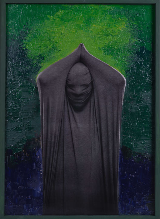 "Pray" başlıklı Tablo Ercan Aydeniz tarafından, Orijinal sanat, Akrilik Ahşap panel üzerine monte edilmiş