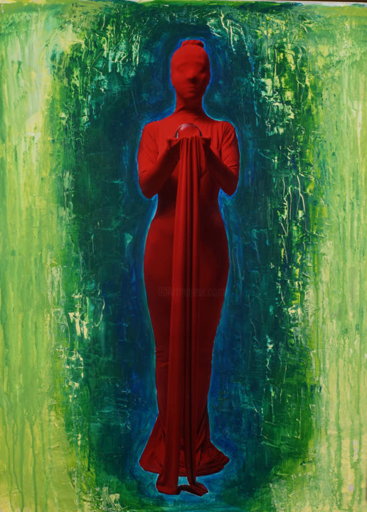 "EVE" başlıklı Tablo Ercan Aydeniz tarafından, Orijinal sanat, Akrilik Ahşap panel üzerine monte edilmiş