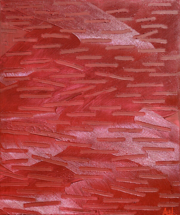 Pintura titulada "Sang titre" por Ayel, Obra de arte original, Acrílico Montado en Bastidor de camilla de madera