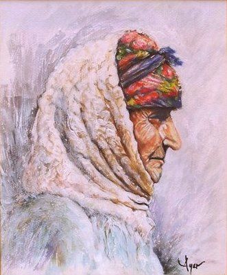 Painting titled "Hanna" by Ayer, Original Artwork