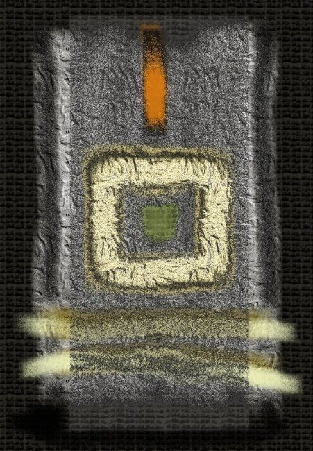 Digital Arts titled "Cible carrée" by Ayer, Original Artwork