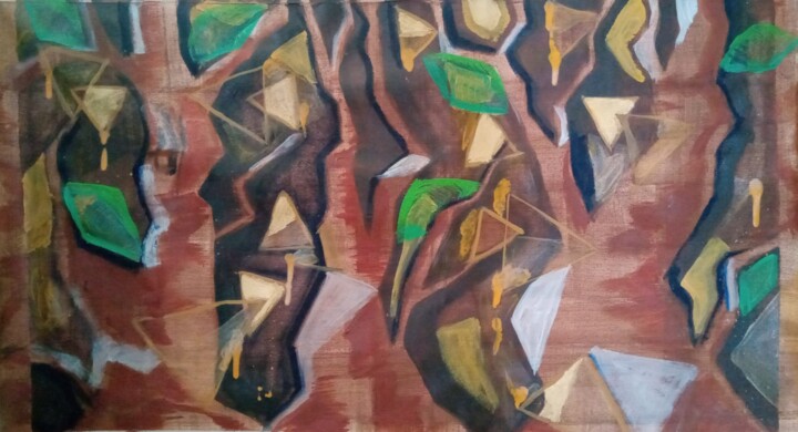 Malerei mit dem Titel "Forest of my Dreams" von Ayland East, Original-Kunstwerk, Öl