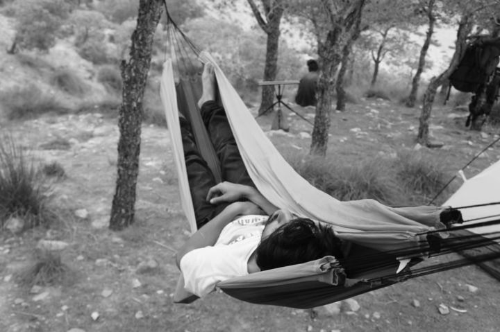 Fotografia intitolato "Relaxing in the jun…" da Ayman Chair, Opera d'arte originale