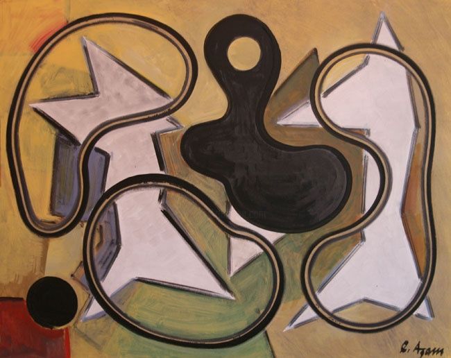 Painting titled "08" by Lucien Azam, Original Artwork