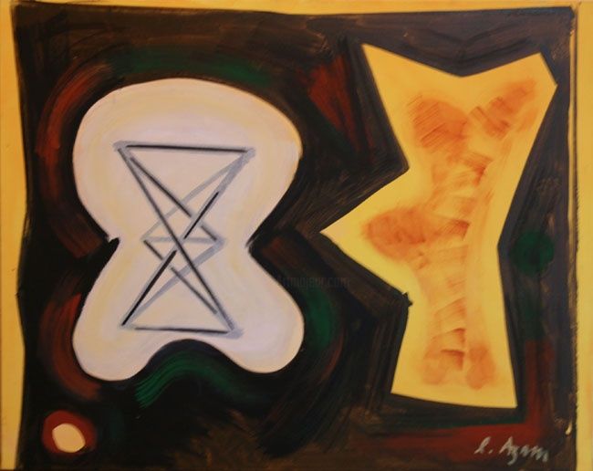 Painting titled "10" by Lucien Azam, Original Artwork