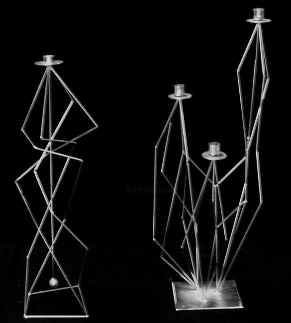 Sculpture titled "chandeliers" by Lucien Azam, Original Artwork