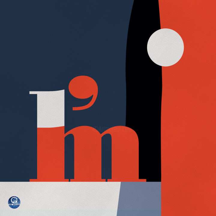 「i'm (digital)」というタイトルのデジタルアーツ Andreas Zimmermannによって, オリジナルのアートワーク, 写真モンタージュ