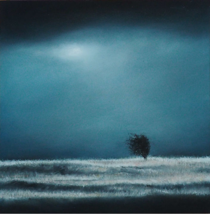 "L'arbre du silence" başlıklı Tablo B. Alexis tarafından, Orijinal sanat, Petrol