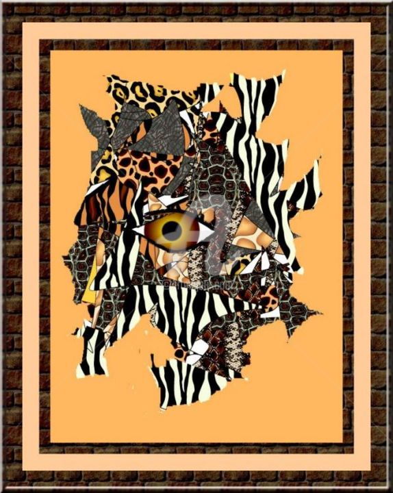 Digital Arts titled "LUMIERE  AFRICAINE" by Ferial Baba Aissa, Original Artwork