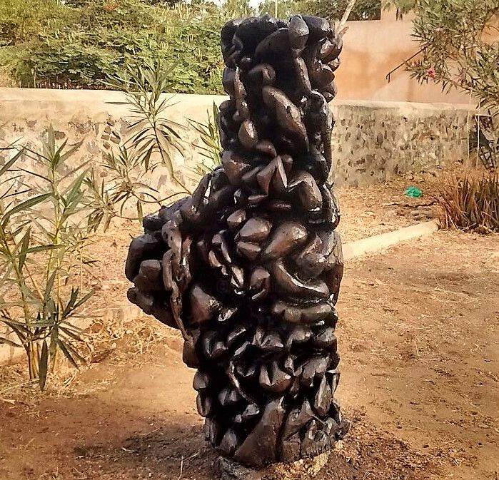 Sculpture titled "phpxf9f66.jpg" by Baba Toure, Original Artwork, Wood