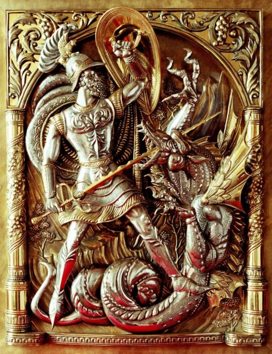 "Saint George killin…" başlıklı Artcraft Boris Babayan tarafından, Orijinal sanat