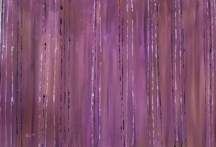 Peinture intitulée "Sans titre" par Elisabeth Leguay Bendjerid, Œuvre d'art originale,