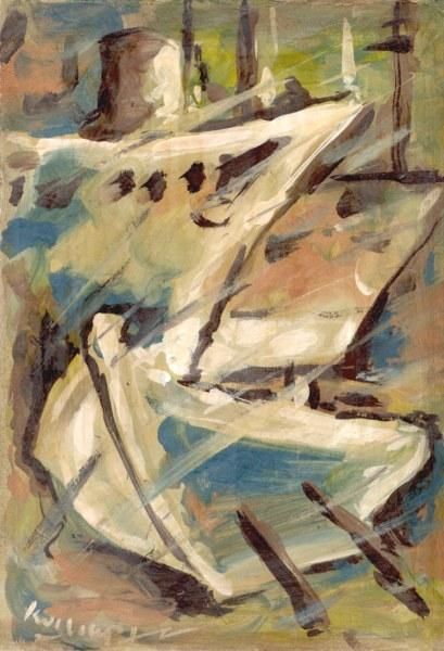 Painting titled "MiniBoat3" by Koiliar Is, Original Artwork
