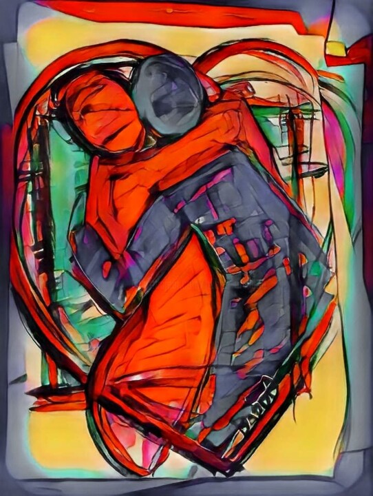Peinture intitulée "3. LOVE to LOVE (sé…" par Baboo Meliboo, Œuvre d'art originale, Acrylique