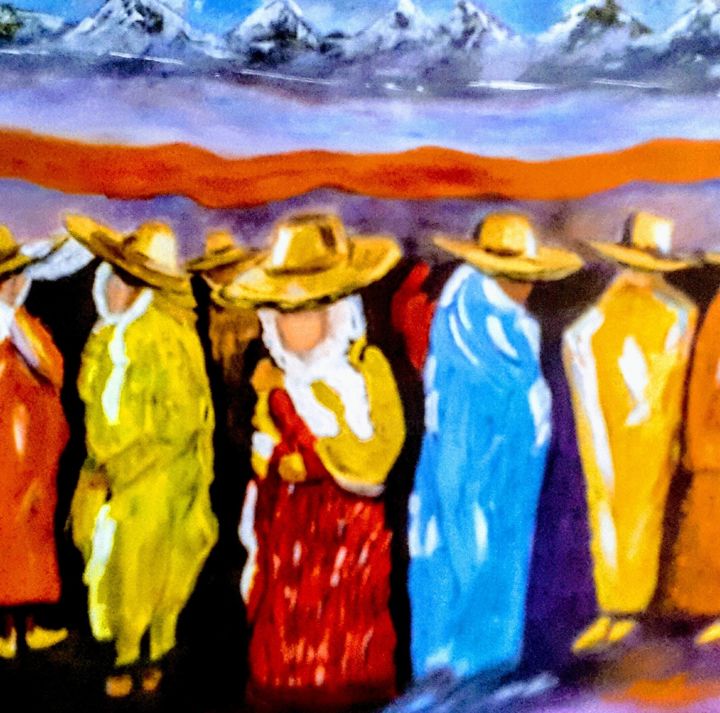 Painting titled "img-20170517-074215…" by Badia Sekou, Original Artwork, Acrylic