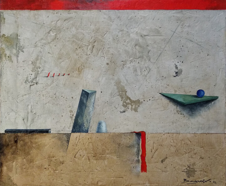 Peinture intitulée "Still life 4" par Bagrat Arazyan, Œuvre d'art originale, Huile