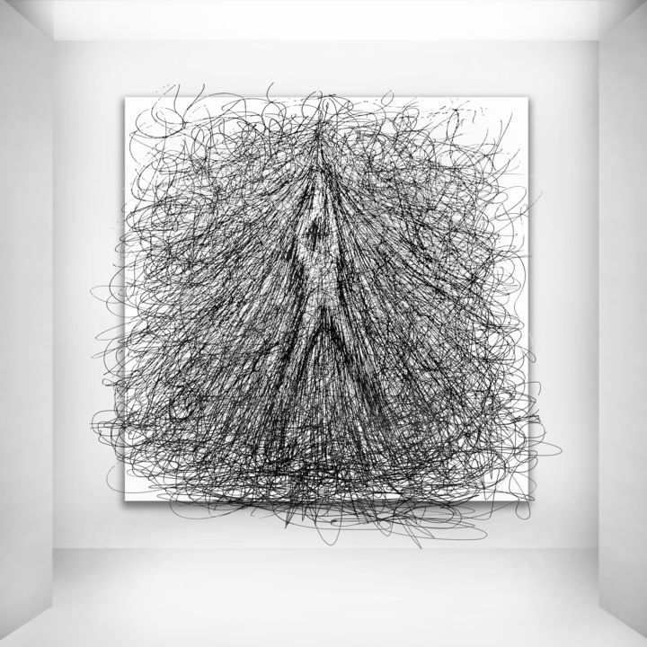 Arts numériques intitulée "My essential space 9" par Vicent Creatik, Œuvre d'art originale, Peinture numérique