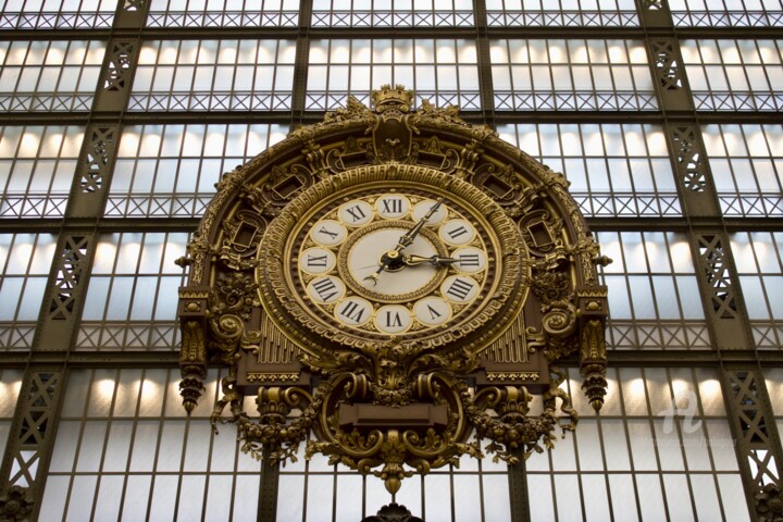 摄影 标题为“L'horloge du musée…” 由Balagour, 原创艺术品, 数码摄影