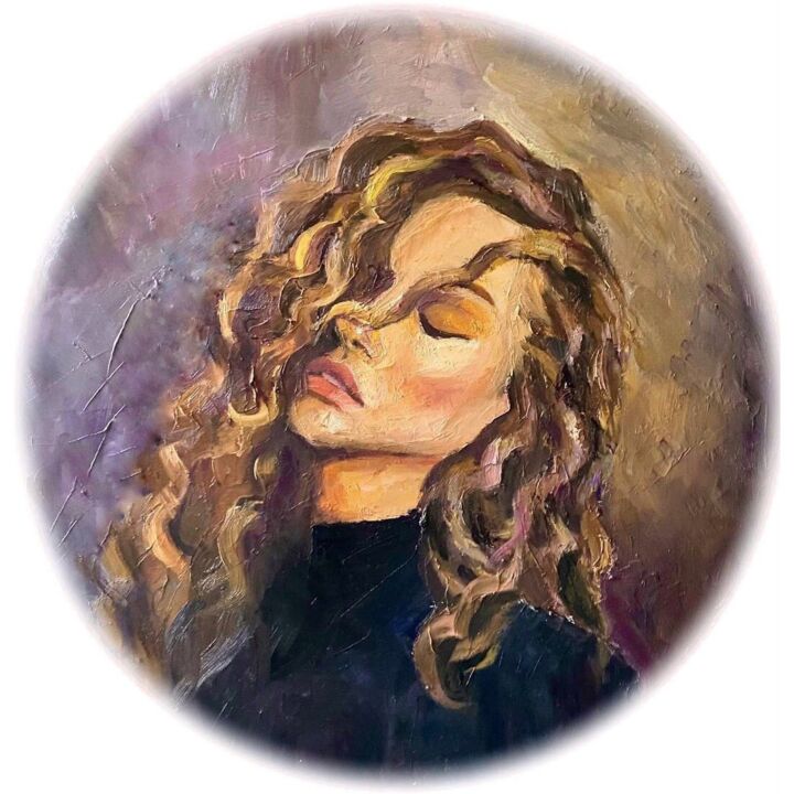 Schilderij getiteld "Татьяна" door Evgeniia Iakovleva, Origineel Kunstwerk, Olie