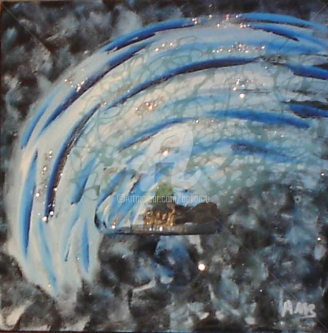 Painting titled "seguendo la stella…" by Anna Maria Ballarati, Original Artwork