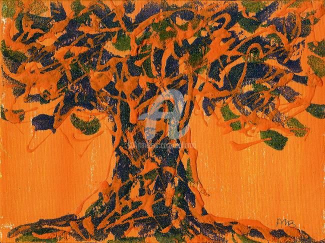 Картина под названием "scan0015.jpg" - Anna Maria Ballarati, Подлинное произведение искусства
