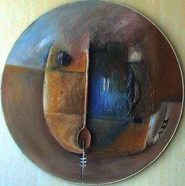 Peinture intitulée "totem" par Bamar Ndiaye, Œuvre d'art originale,