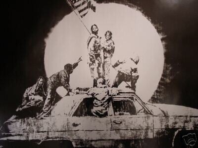 「21fd_1.JPG」というタイトルの製版 Banksyによって, オリジナルのアートワーク