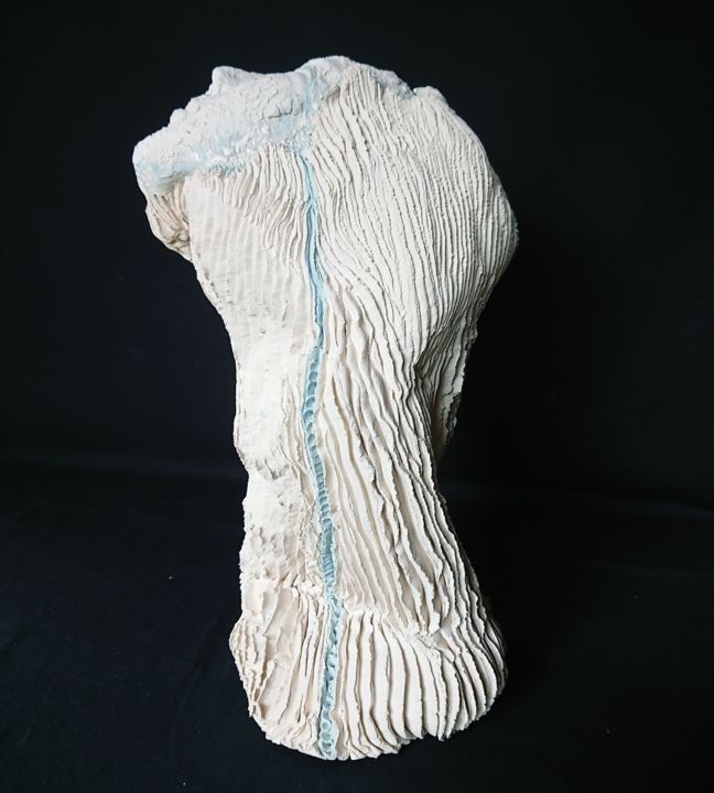 Sculpture titled "earth subsound" by Ban*S, Original Artwork, Ceramics
