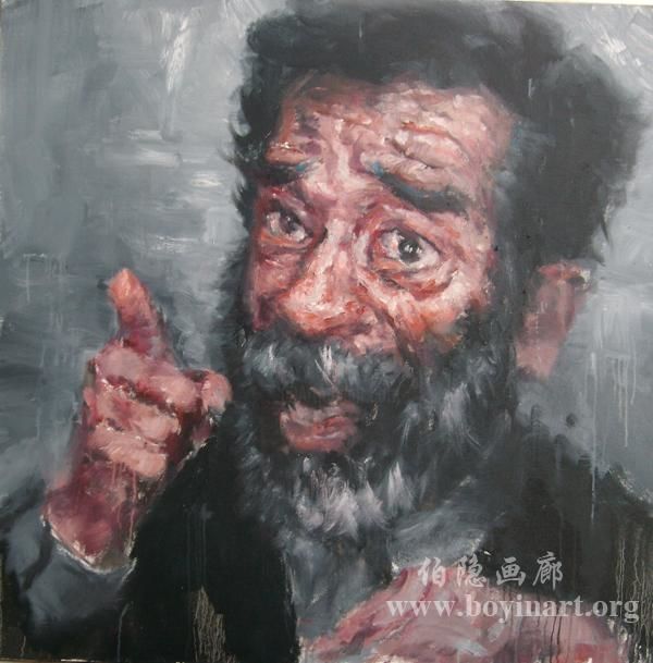 Pintura intitulada "Political Storm-Sad…" por Baolin Zhuang, Obras de arte originais