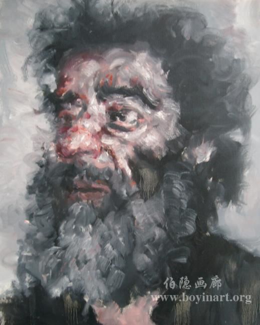 Malerei mit dem Titel "Political Storm-Sad…" von Baolin Zhuang, Original-Kunstwerk