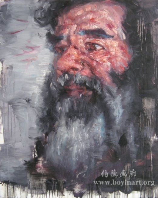Malerei mit dem Titel "Political Storm-Sad…" von Baolin Zhuang, Original-Kunstwerk