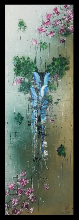 Картина под названием "Ragun" - Barbara ., Подлинное произведение искусства, Акрил Установлен на Деревянная рама для носилок