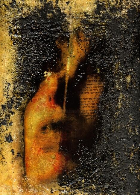 Peinture intitulée "Conversation II" par Barbara E.Lezmy, Œuvre d'art originale