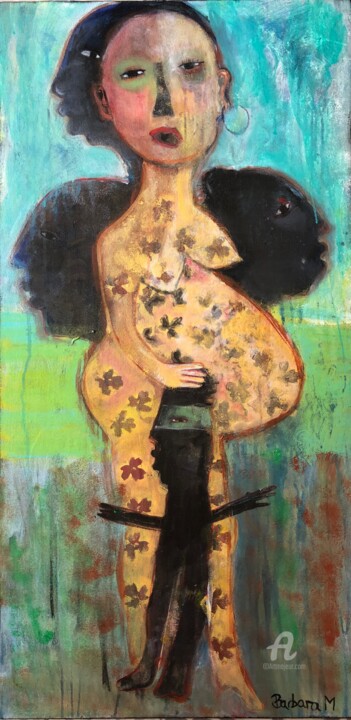 Malarstwo zatytułowany „"Origines"” autorstwa Barbara Morin, Oryginalna praca, Akryl