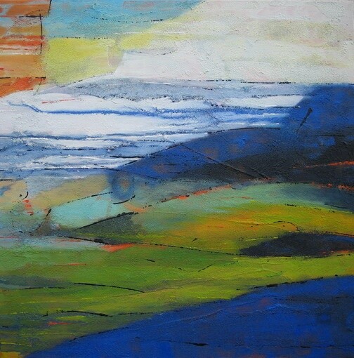 Peinture intitulée "North Ireland" par Barbara Piatti, Œuvre d'art originale, Huile
