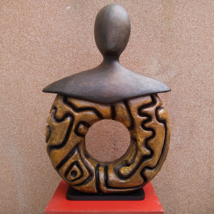 Sculpture titled ""Alcance"" by Bárbara Teixeira, Original Artwork, Mixed Media