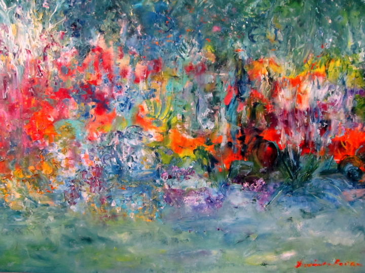 Moje Ogrody 3 Peinture Par Barbara Przyborowska Artmajeur