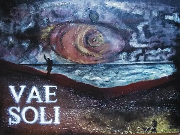 Peinture intitulée "Vae soli" par Marc Barges, Œuvre d'art originale, Acrylique